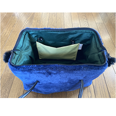紺バッグ 冬