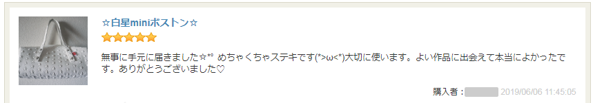 白☆ミニボストン　評価