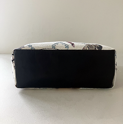 赤　ゴブラン織りバッグ