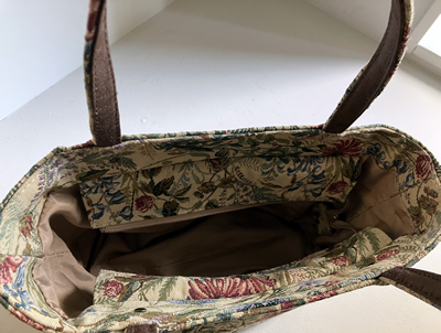 ゴブラン柄　織生地　バッグ