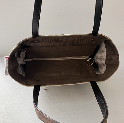 赤　ゴブラン織りバッグ