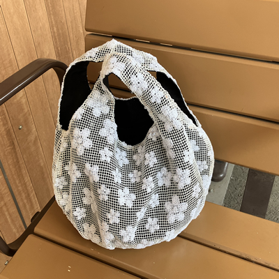 紺バッグ　夏バッグ